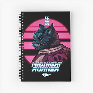 Midnight Runner 
Crepuscular 
What Cats Do At Night 
Late Night Cat Zoomies 
Whimsical Blade Runner Parody 
Spiral Notebook