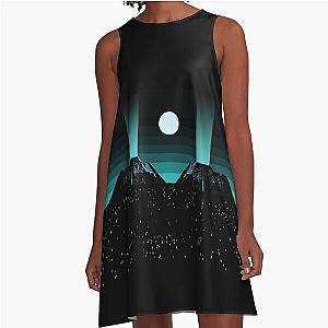 Blade Runner Tyrell Building Night A-Line Dress