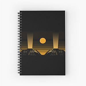 Blade Runner Tyrell Building Sunset Spiral Notebook