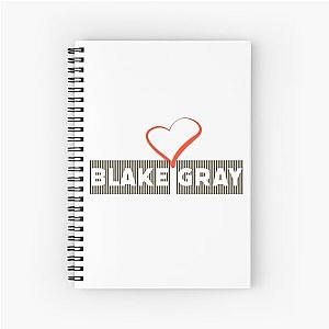 Blake Gray Spiral Notebook