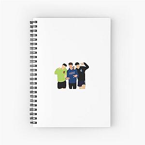 Noah Beck, Blake Gray and Quinton Reeves Spiral Notebook,