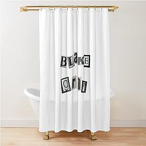 Blake Gray Magazine Shower Curtain