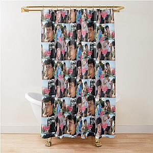 Blake Gray Collage Shower Curtain