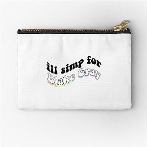 I Love to Make for Blake Gray Zipper Pouch