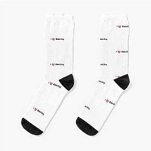 I Heart Blake Gray Socks