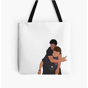 Noah Beck and Blake Gray All Over Print Tote Bag