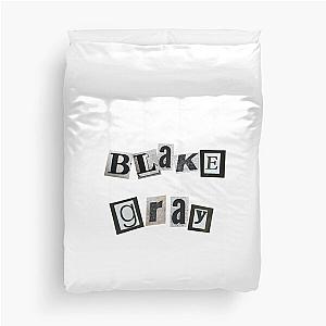 Blake Gray Magazine font Duvet Cover