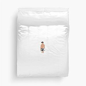 Blake Gray Boxing Duvet Cover