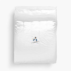 Blake Gray Baseball Duvet Cover