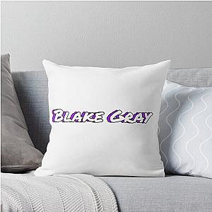 Blake Gray Shadow Design Throw Pillow