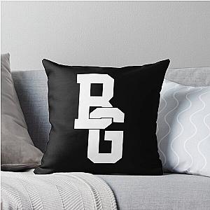 Blake Gray Throw Pillow