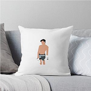 Blake Gray Boxing Throw Pillow