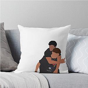 Noah Beck and Blake Gray Throw Pillow