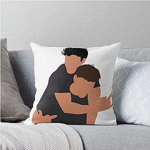 Noah Beck and Blake Gray Throw Pillow