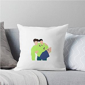 Blake Gray Griffin Johnson Throw Pillow