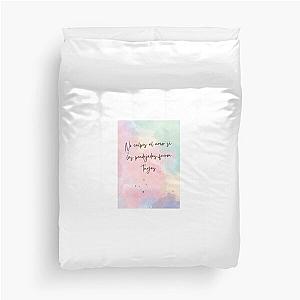 don't blame love Duvet Cover