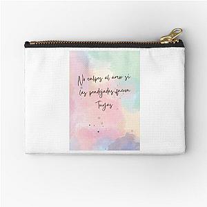 don't blame love Zipper Pouch