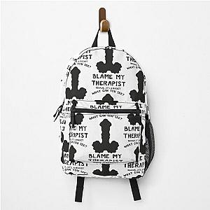 Funny Blame My Therapist Bag