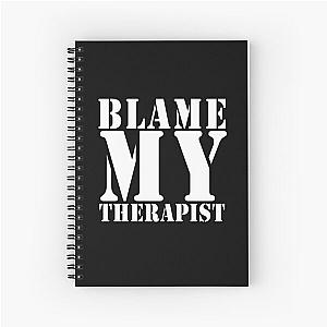 Blame my therapist notebook