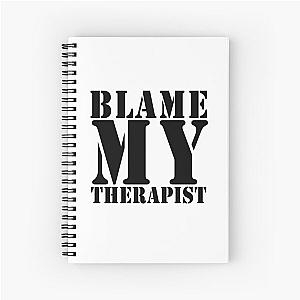 Blame My Therapist Notebook