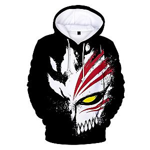 Bleach Hoodies - Anime Face Mask 3D Printing Hoodie