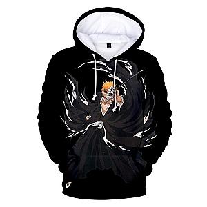 Bleach Hoodies - Anime All Over Print Harajuku Hooded Sweatshirt