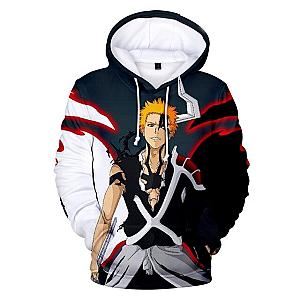 Bleach Hoodies - Ichigo Kurosaki Bleach 3D Harajuku Hoodie