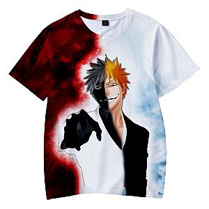 Bleach T-shirts - Ichigo Kurosaki 3D Printed Short Sleeves Tee