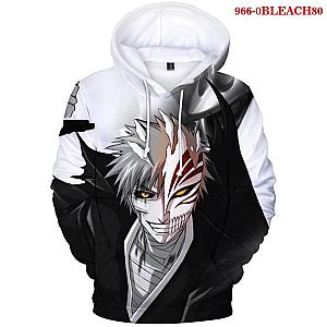 Bleach Hoodies - Bleach Japan Manga Printed 3D Pullover Hoodie