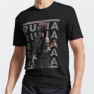 Bleach T-Shirts - Japanese Fantasy Anime Bleach Manga Rukia  Active T-Shirt RB1408