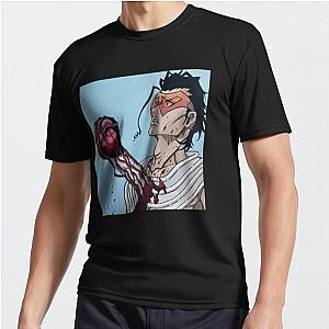 Bleach T-Shirts - Grimmjow Kills Askin! Uruhara's Bankai Bleach 665 Active T-Shirt RB1408