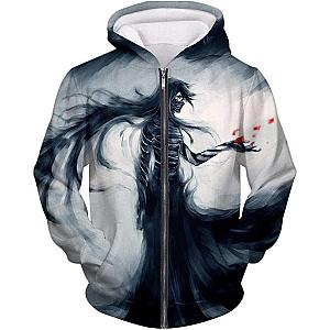 Bleach Jackets - ICHIGOS AMAZING BANKAI TECHNIQUE ICHIGO MUGETSU Tracksuit Zipper Hooded Jacket