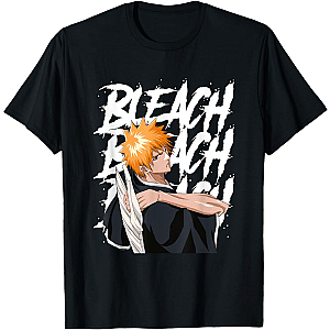 Bleach Ichigo & Scratch Logo T-Shirt