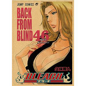 Japanese Anime Bleach Poster Retro Kraft Paper Prints