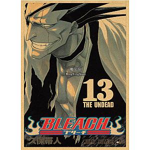 Vintage Anime Bleach Poster Classic Japanese Anime Home Office Decor