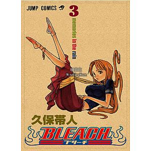 Anime Bleach Prints Wall Art Vintage Kraft Paper Perfect Wall Decor