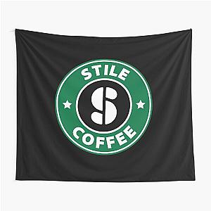 Café Stile Blend S-Inspired Coffee Shop Design Tapestry