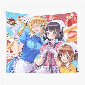 Kaho Hinata Blend-S Fan Drawing Tapestry