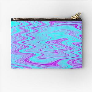 Pink and Teal Blend Zipper Pouch