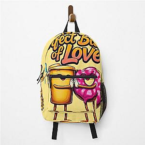 Coffee & Donut Duo Backpack - Perfect Blend of Love