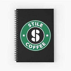 Café Stile Blend Coffee Shop Design Spiral Notebook