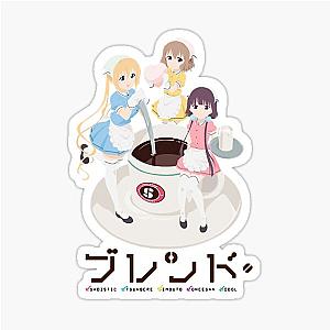 A Cup of Coffee in Blend S Sticker