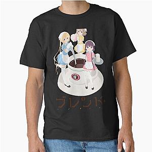 A cup of coffee in blend classic t shirt