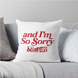 Blink 182 Rock Shirt Throw Pillow RB1807