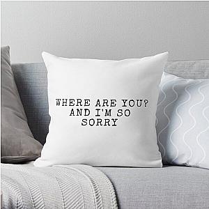 Blink 182 lyrics  Throw Pillow RB1807