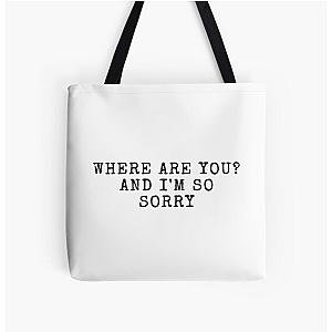 Blink 182 lyrics  All Over Print Tote Bag RB1807