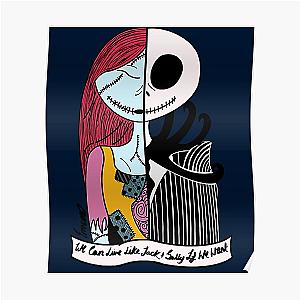 Jack and Sally - Blink 182 I Miss You  Poster RB1807