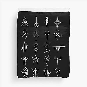 Bloodborne caryll runes  Duvet Cover