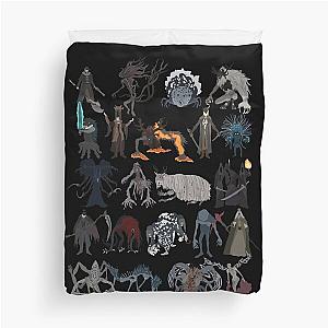 Bloodborne bosses Duvet Cover