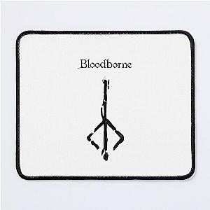 of Bloodborne hunter symbol black Mouse Pad